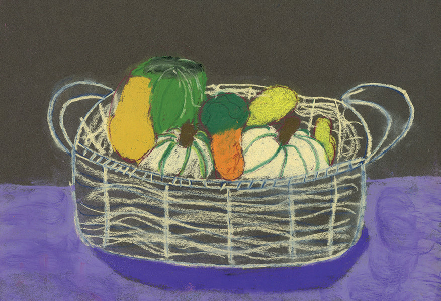 N3 Fruit basket  - note card